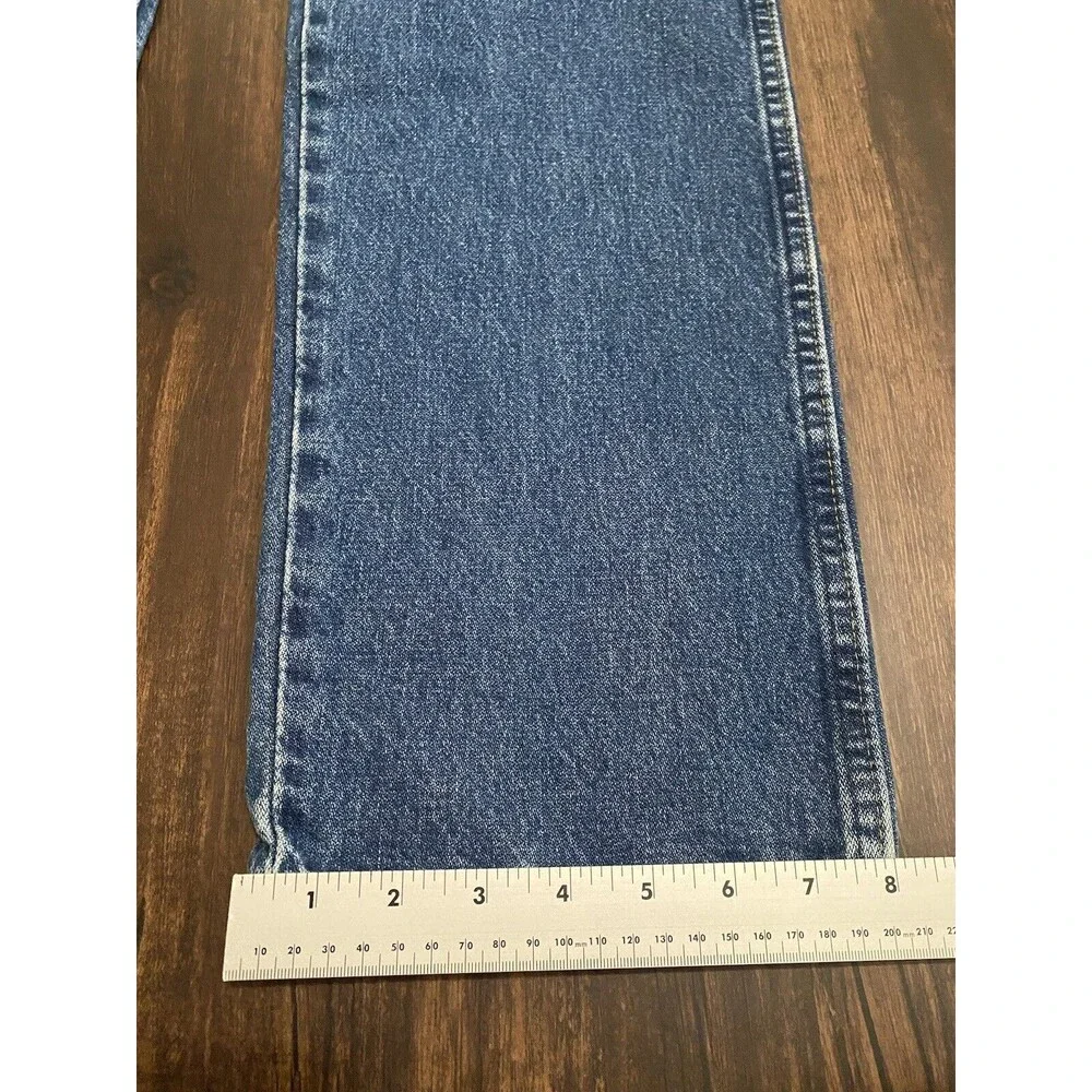 Wrangler Cowboy Cut Original Fit 13MWGK Mens Blue Jeans 33x34 Slim Fit Premium - Picture 8 of 9